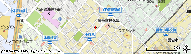 三重県鈴鹿市中江島町19周辺の地図