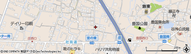 兵庫県姫路市飾東町庄395周辺の地図