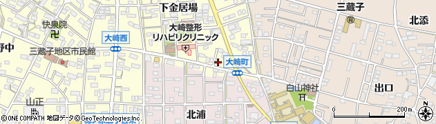 愛知県豊川市大崎町下金居場127周辺の地図