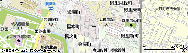 兵庫県姫路市五郎右衛門邸64周辺の地図