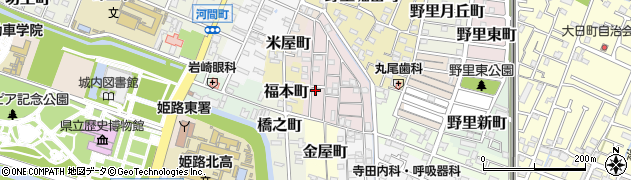兵庫県姫路市五郎右衛門邸26周辺の地図