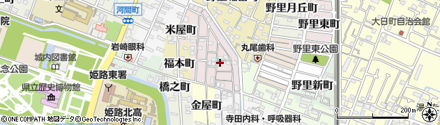 兵庫県姫路市五郎右衛門邸66周辺の地図