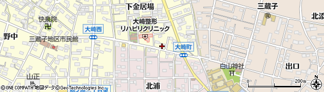 愛知県豊川市大崎町下金居場134周辺の地図