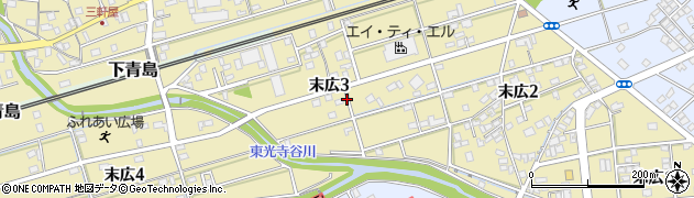静岡県藤枝市末広周辺の地図