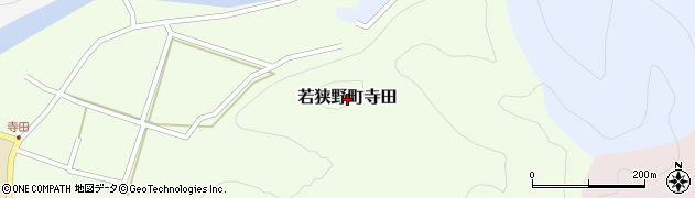 兵庫県相生市若狭野町寺田周辺の地図