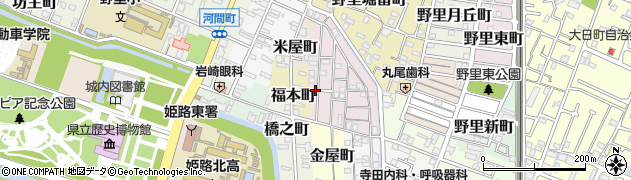 兵庫県姫路市五郎右衛門邸5周辺の地図