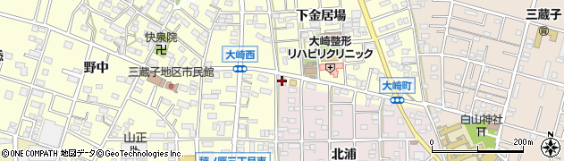 愛知県豊川市大崎町下金居場197周辺の地図