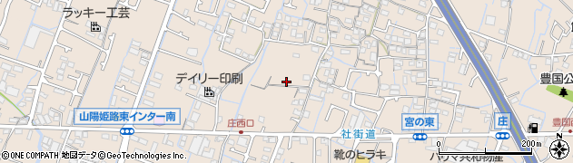 兵庫県姫路市飾東町庄周辺の地図
