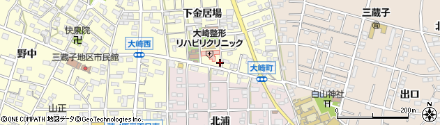 愛知県豊川市大崎町下金居場90周辺の地図