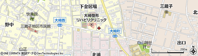 愛知県豊川市大崎町下金居場136周辺の地図