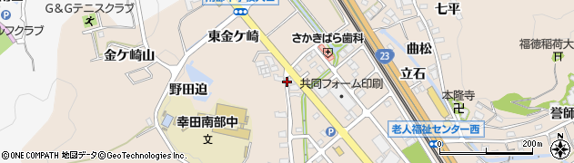 愛知県幸田町（額田郡）深溝（西舟山）周辺の地図