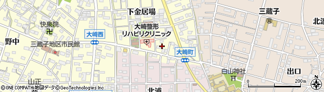 愛知県豊川市大崎町下金居場135周辺の地図