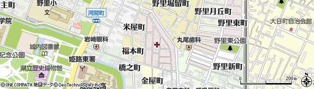 兵庫県姫路市五郎右衛門邸46周辺の地図