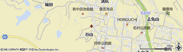 京都府宇治田原町（綴喜郡）南（谷山）周辺の地図