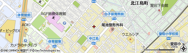 三重県鈴鹿市中江島町21周辺の地図