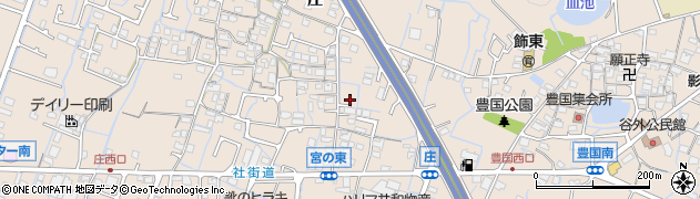 兵庫県姫路市飾東町庄396周辺の地図