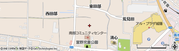 京都府城陽市富野周辺の地図