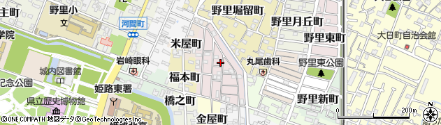 兵庫県姫路市五郎右衛門邸58周辺の地図