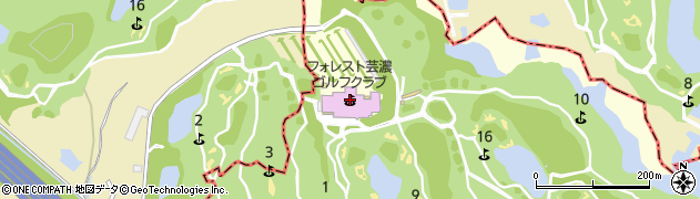 フォレスト芸濃ゴルフクラブ周辺の地図
