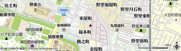 兵庫県姫路市五郎右衛門邸8周辺の地図