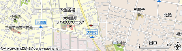 愛知県豊川市大崎町下金居場162周辺の地図