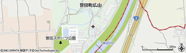 兵庫県たつの市誉田町広山719周辺の地図