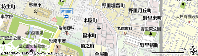 兵庫県姫路市五郎右衛門邸24周辺の地図