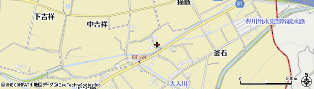 愛知県豊橋市石巻萩平町猫薮周辺の地図