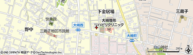愛知県豊川市大崎町下金居場33周辺の地図