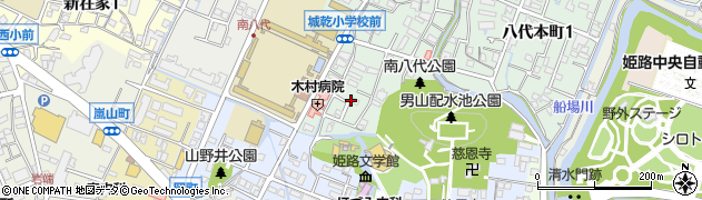 兵庫県姫路市南八代町3周辺の地図