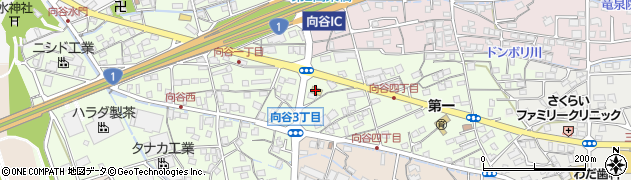 ファミリーマート島田向谷店周辺の地図