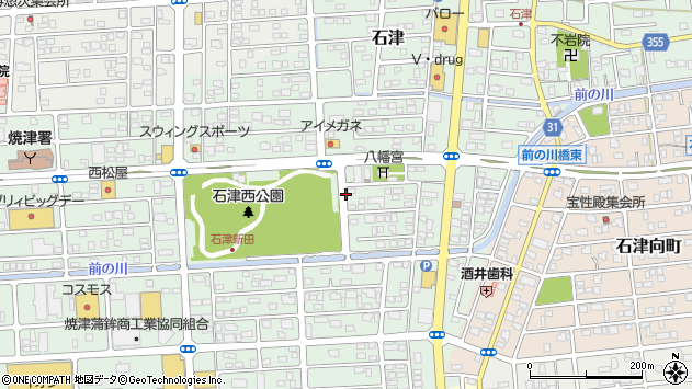 〒425-0041 静岡県焼津市石津の地図