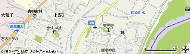 愛知県豊川市橋尾町欠下周辺の地図