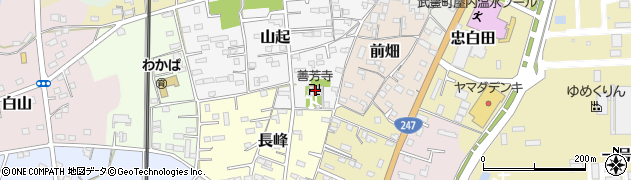 善芳寺周辺の地図