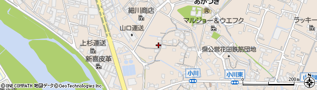兵庫県姫路市花田町小川604周辺の地図