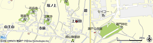 愛知県西尾市吉良町岡山（上川田）周辺の地図