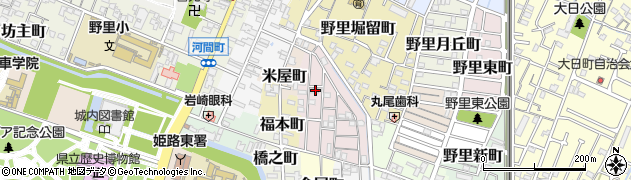 兵庫県姫路市五郎右衛門邸22周辺の地図