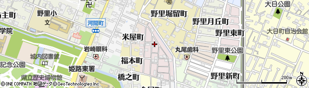 兵庫県姫路市五郎右衛門邸42周辺の地図
