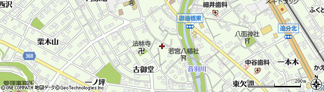 愛知県豊川市御油町美世賜136周辺の地図