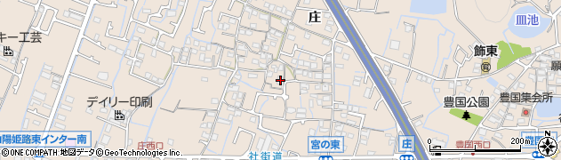 兵庫県姫路市飾東町庄690周辺の地図