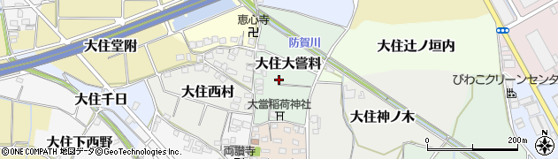 京都府京田辺市大住大嘗料周辺の地図