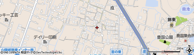 兵庫県姫路市飾東町庄687周辺の地図