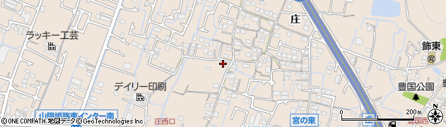 兵庫県姫路市飾東町庄34周辺の地図