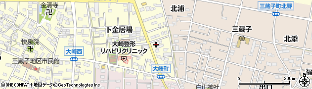 愛知県豊川市大崎町下金居場150周辺の地図