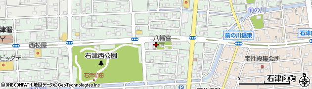 焼津市役所　石津コミュニティ防災センター周辺の地図