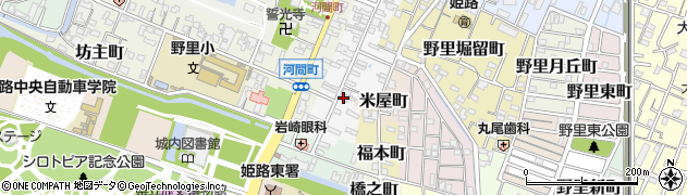 兵庫県姫路市鍛冶町42周辺の地図