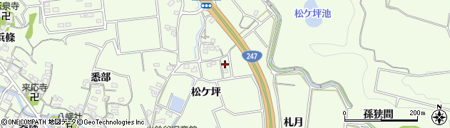 愛知県常滑市大谷松ケ坪42周辺の地図