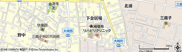 愛知県豊川市大崎町下金居場51周辺の地図