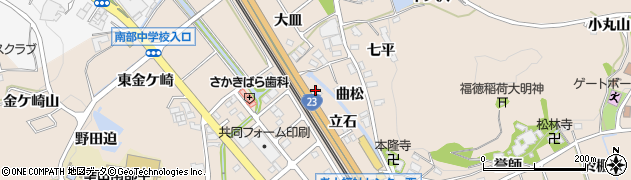 愛知県幸田町（額田郡）深溝（沢渡口）周辺の地図