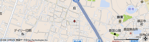兵庫県姫路市飾東町庄699周辺の地図